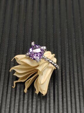 David Yurman 925 Silver Rings with Original Pouch